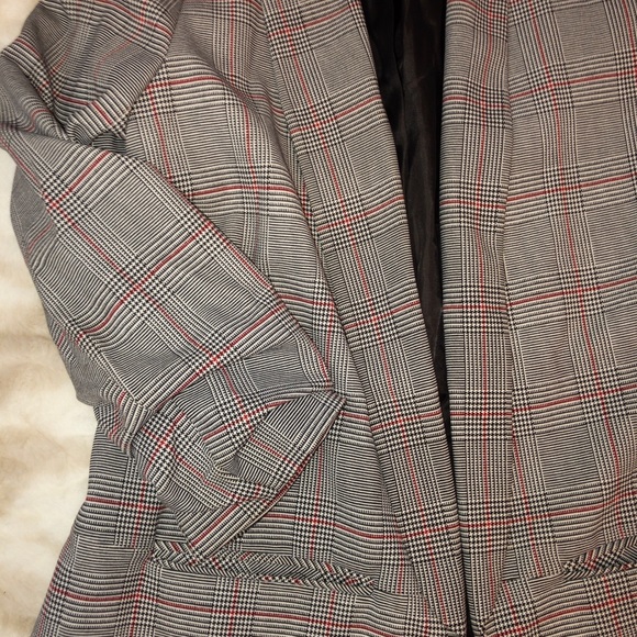 Oversized plaid blazer - Picture 3 of 4